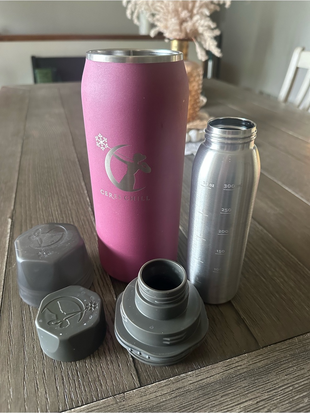 Ceres Chill Insulated Stainless Steel Tumbler - Pink
